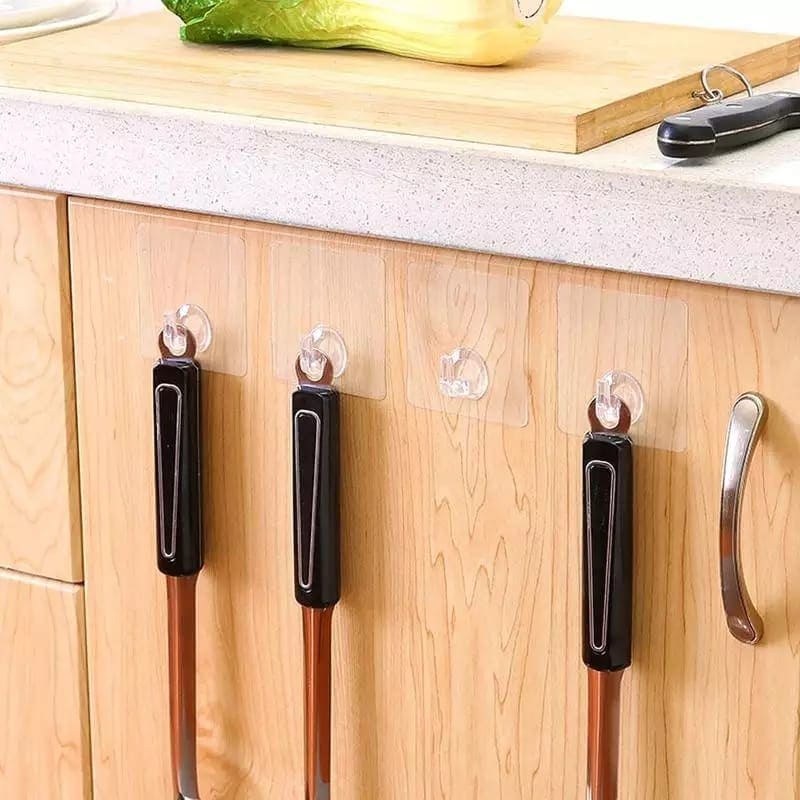 Transparent Wall Hanger, Punch-free Invisible Wall Hook, Strong Adhesive Seamless Wall Hooks Transparent Wall Hanger, Punch-free Invisible Wall Hook, Strong Adhesive Seamless Wall Hooks